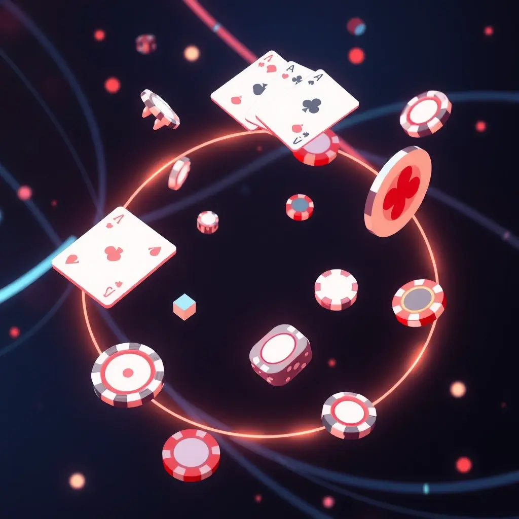 Mobile casino app interface
